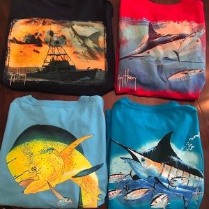 Guy Harvey Long Sleeve T-shirt Bundle Qty 4